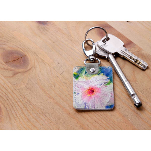 Брелок (Прямоугольный ) TRI1 «Two peonies»