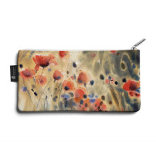 Косметичка small KOS1 «Flowers poppies»