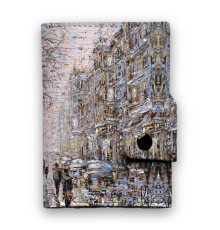 Кошелек мини, кардхолдер, PR24 «Ранний вечер на петербургской улице»