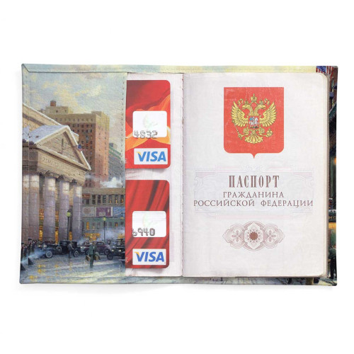 Обложка для паспорта, PAS2 «New York 20 Century»
