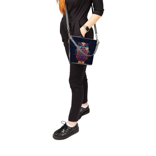 Сумка кросс-боди BAG8 «Owl color»