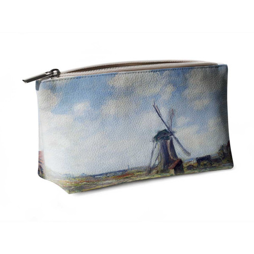 Косметичка big KOS2 «Claude Monet Tulip Field and windmill»