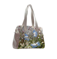 Сумка на плечо BAG5 «Бабочки над цветами и травами»
