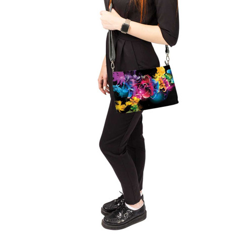 Сумка шолдер, BAG3 «Flowers»