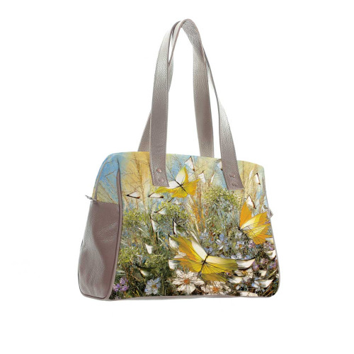Сумка на плечо BAG5 «Полет над цветами и травами»