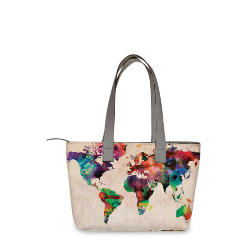 Сумка тоут, BAG2 «World map»