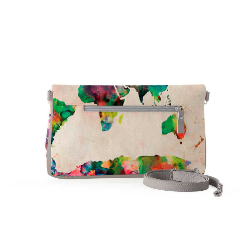 Клатч, кросс-боди KHL3 «World map»