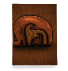 Обложка для автодокументов, AUT2 «Деревянные слоны»