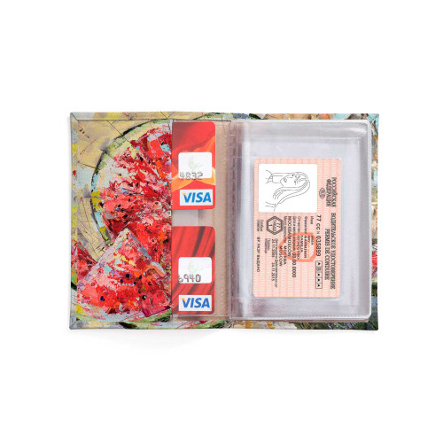 Обложка для автодокументов, AUT2 «Солнечный арбуз»