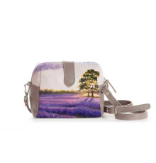Сумка кросс-боди BAG6 «Лавандовые поля Франции»