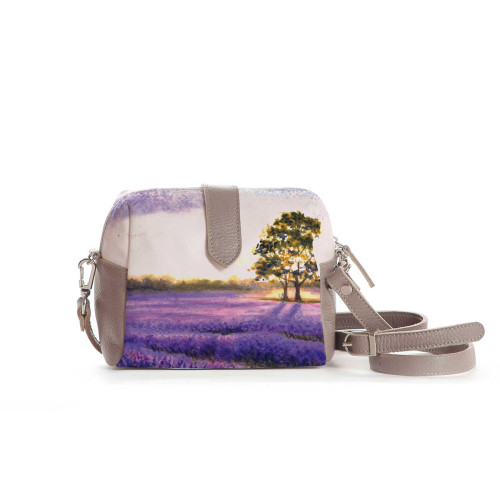 Сумка кросс-боди BAG6 «Лавандовые поля Франции»