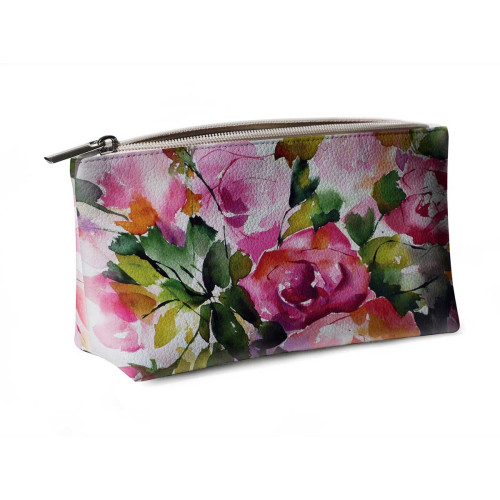Косметичка big KOS2 «Watercolor flowers in vase»