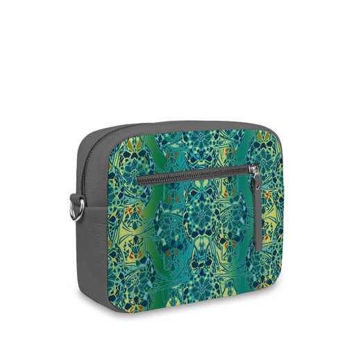 Сумка кросс-боди BG47 «Мозаика оливковая»