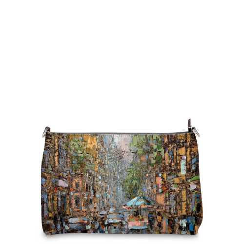 Сумка шолдер, BAG3 «Летний день на петербургской улице»