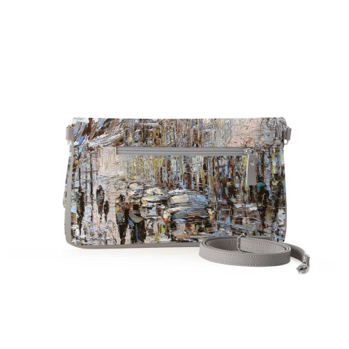 Клатч, кросс-боди KHL3 «Ранний вечер на петербургской улице»