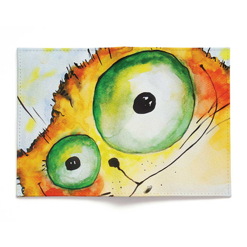 Обложка для автодокументов, AUT2 «Crazy cat»