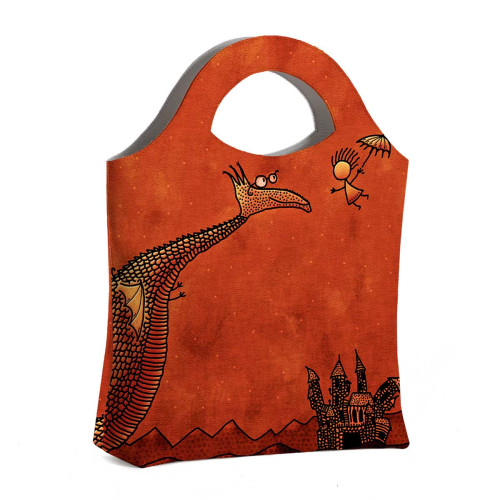 Сумка тоут BAG4 «Барышня и дракон»