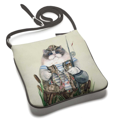 Сумка планшет BAG 1 «Кот-рыбак 2»