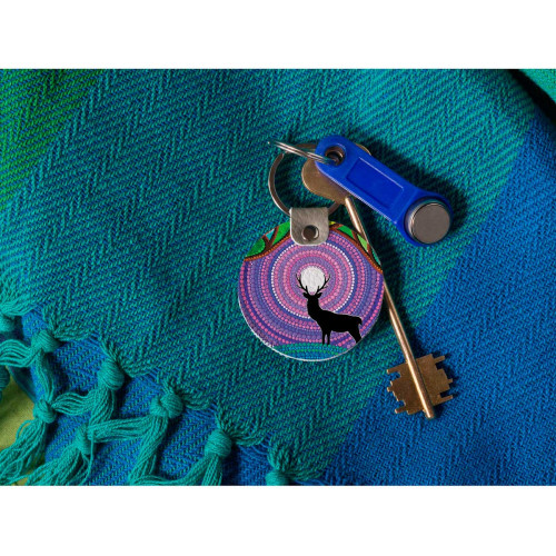 Брелок (Круглый) TRI4 «Tree moon»