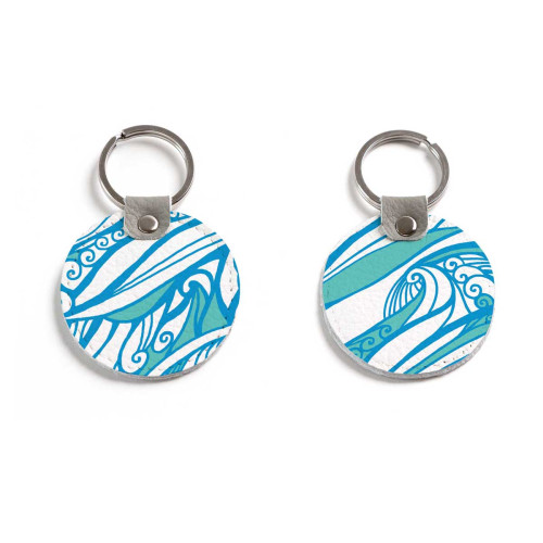 Брелок (Круглый) TRI4 «Волны»