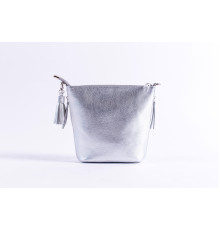Сумка кросс - боди BAG8 «серебро»