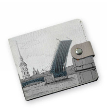 Кошелек мини PRS8 «Мосты на белом»