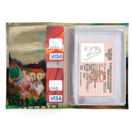 Обложка для автодокументов, AUT2 «Town view»