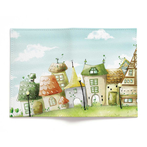 Обложка для паспорта, PAS2 «Игрушечный город»