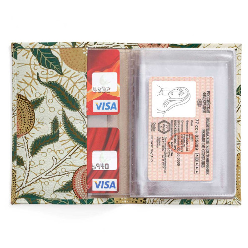 Обложка для автодокументов, AUT2 «William Morris 9»