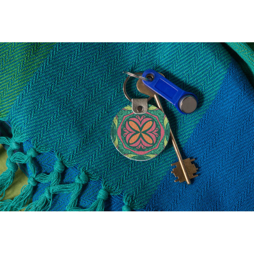 Брелок (Круглый) TRI4 «0653 Калейдоскоп»