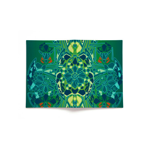 Обложка для автодокументов, AUT2 «Мозаичные цветы»