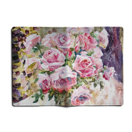 Обложка для паспорта, PAS1 «Благоуханье нежных роз»