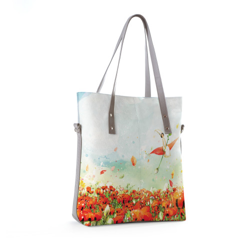 Сумка тоут BAG9 «Маки»