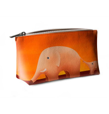 Косметичка big KOS2 «Слоны оранжевые»