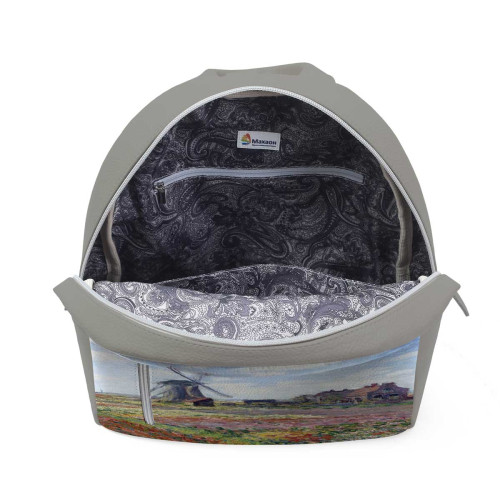 Рюкзак BKP2 «Claude Monet Tulip Field and windmill»