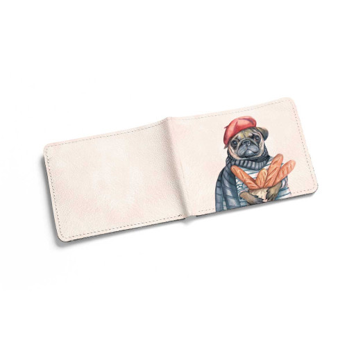 Кошелек мини, PRS2 «Букет из багетов»