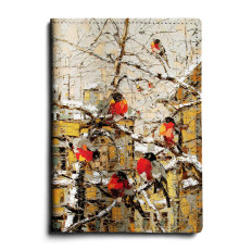 Обложка для автодокументов, AUT1 «Снегири»