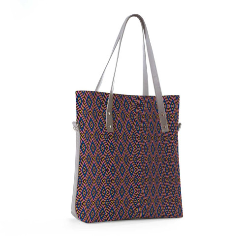 Сумка тоут BAG9 «Ромбы 3»