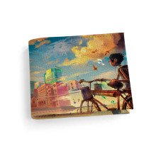 Обложка для студенческого билет STD1 «Мальчик и велосипед»