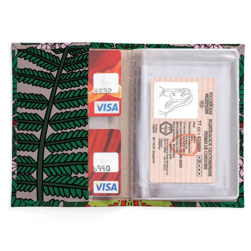 Обложка для автодокументов, AUT2 «Куст лилий»