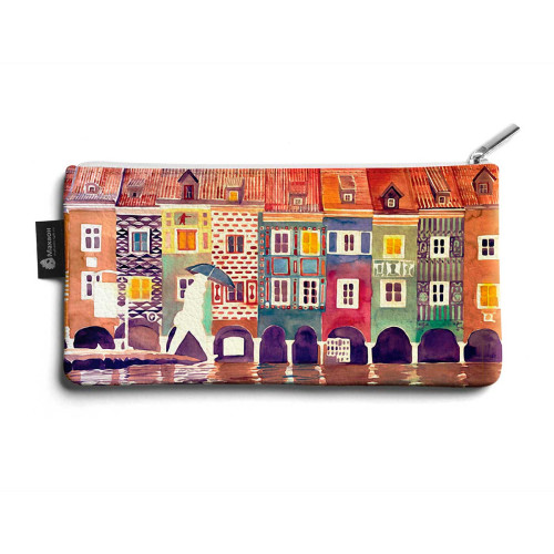 Косметичка small KOS1 «The city watercolor»