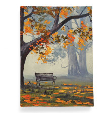 Обложка для паспорта, PAS2 «Autumn bench»