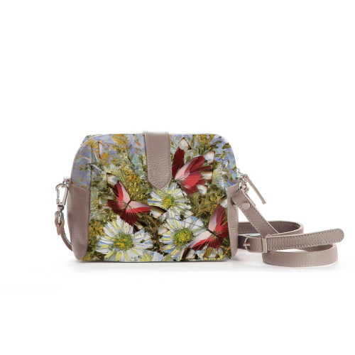 Сумка кросс-боди BAG6 «Бабочки и цветы»