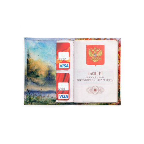 Обложка для автодокументов, AUT2 «Akvarel»