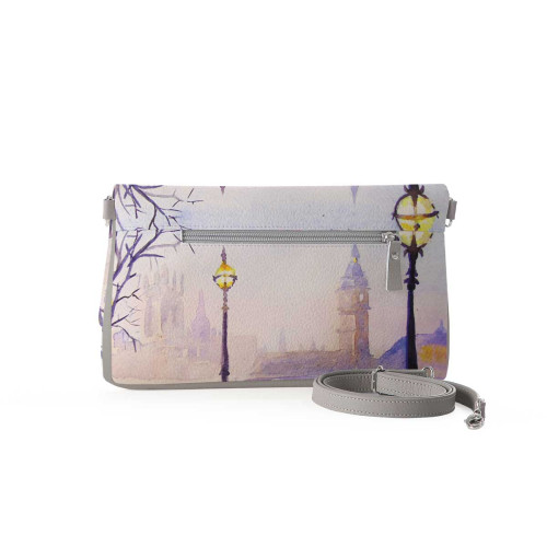 Клатч, кросс-боди KHL3 «Лондон после дождя»