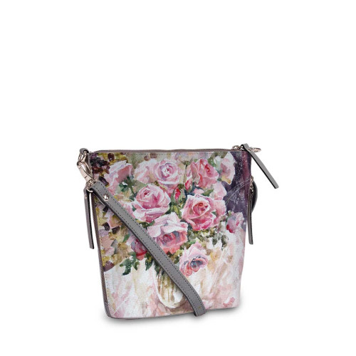 Сумка кросс-боди BAG8 «Благоуханье нежных роз»