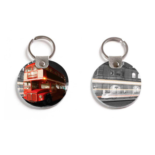Брелок (Круглый) TRI4 «London Bus»