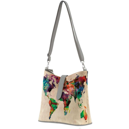 Сумка на плечо BG12 «World map»