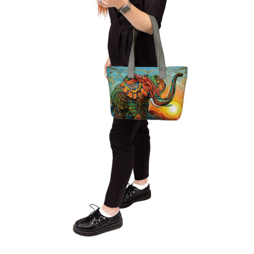 Сумка тоут, BAG2 «Sun elephant»