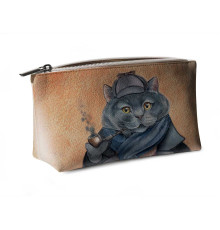 Косметичка big KOS2 «Шерлок кот»